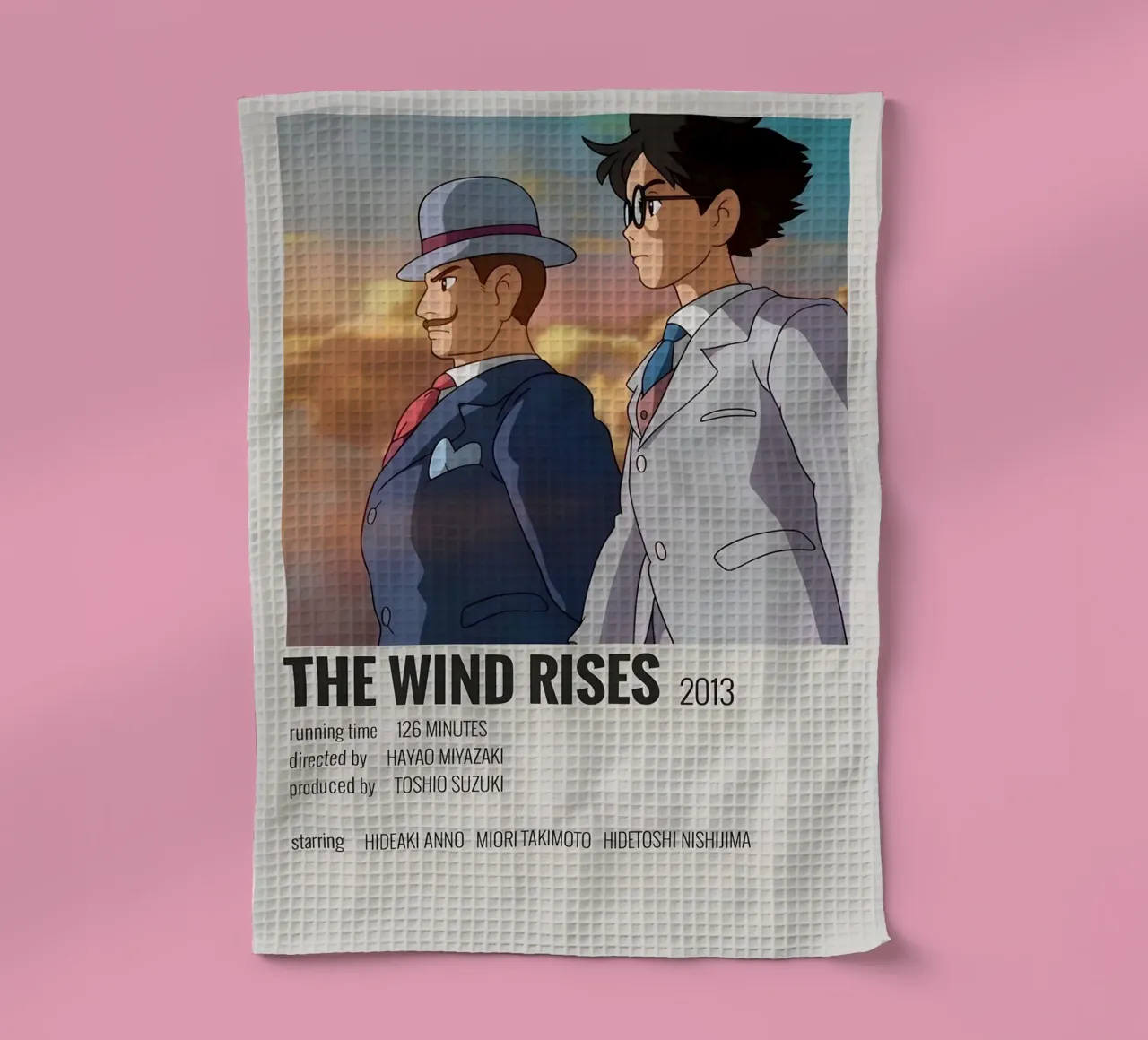 THE WIND RISES 2013 canovaccio da cucina da MVFminimalist
