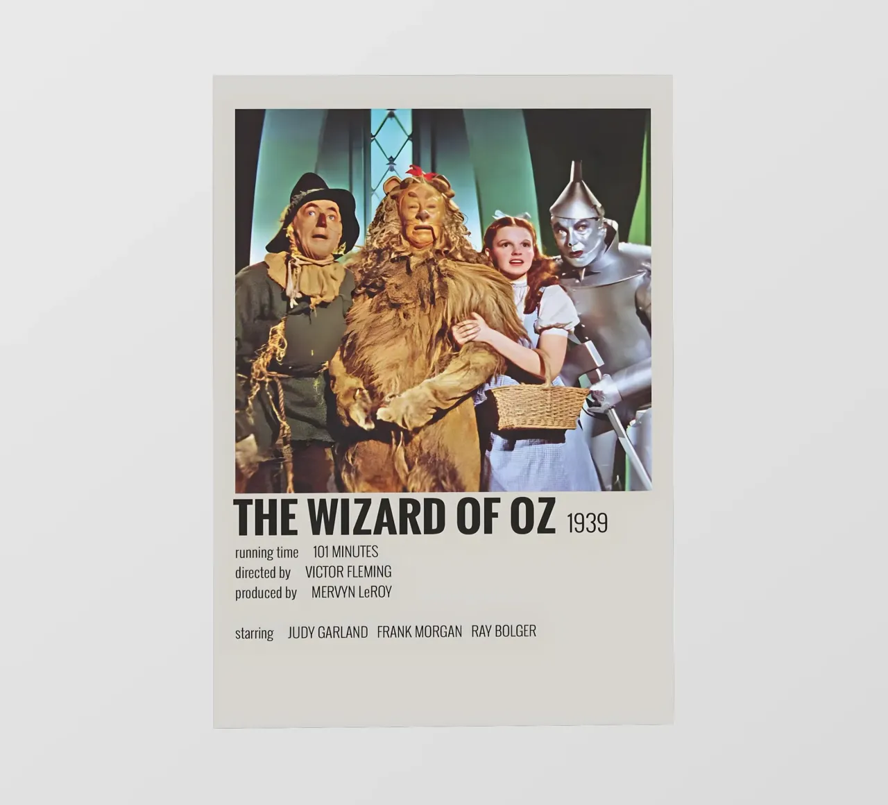 THE WIZARD OF OZ 1939 pellicola backlit da MVFminimalist