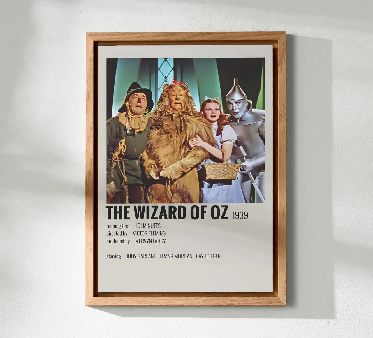 THE WIZARD OF OZ 1939 alluminio dibond da MVFminimalist