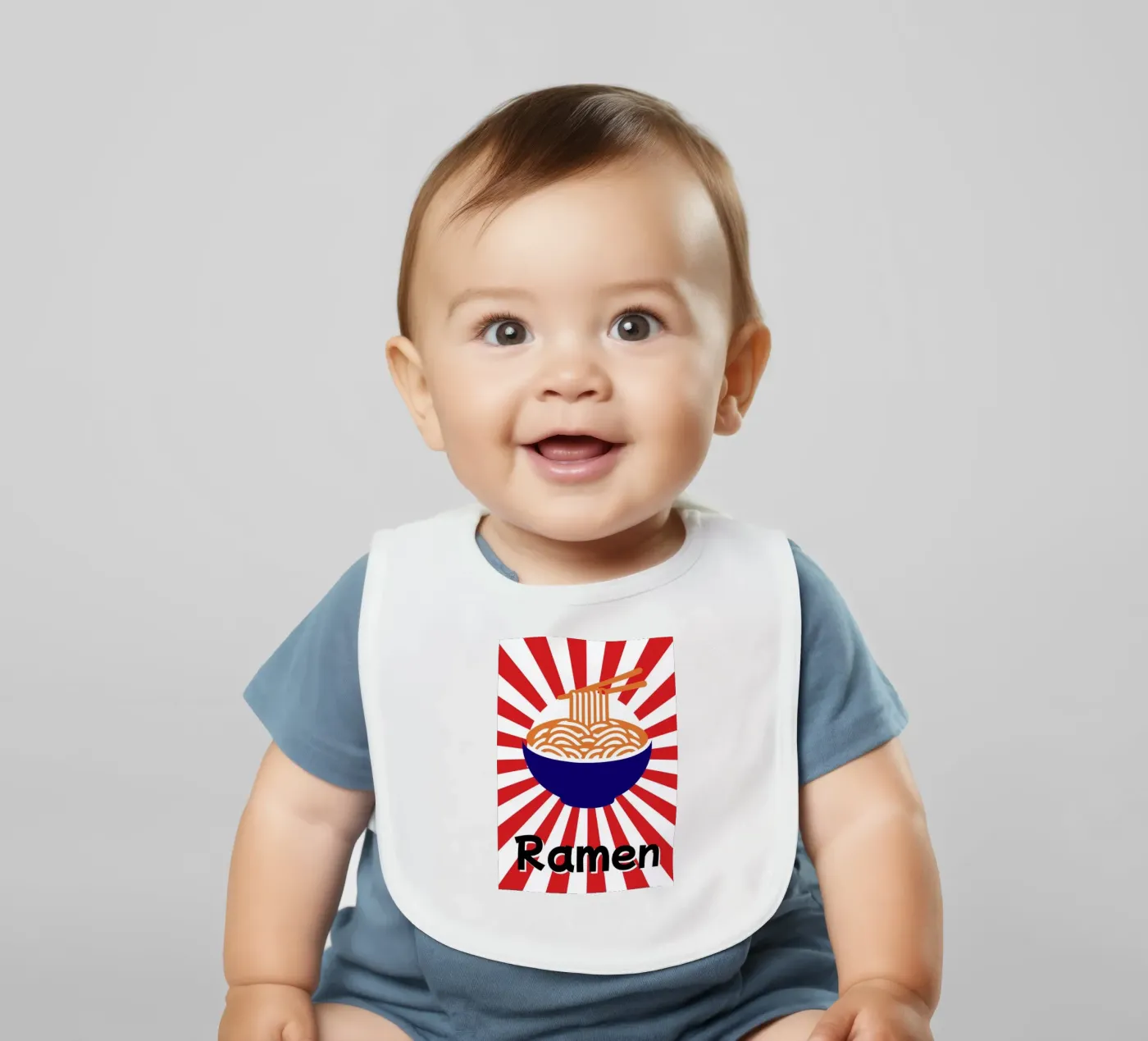 Ramen baby bib by LisaArtes