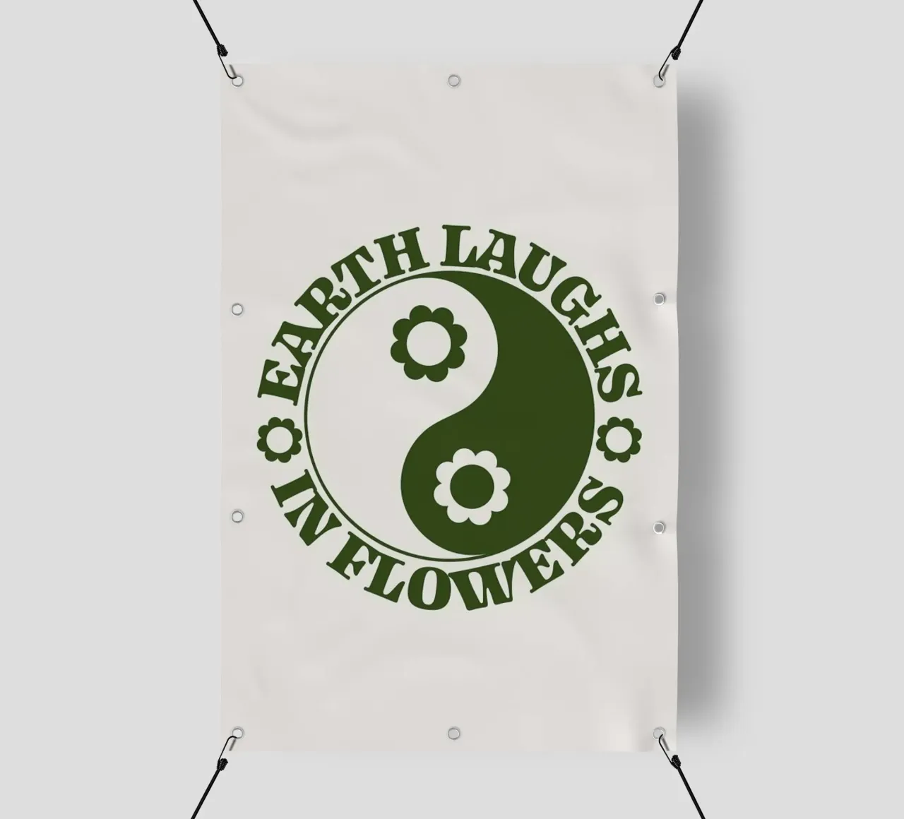 Heart Laughs In Flowers telo in pvc da cafelab
