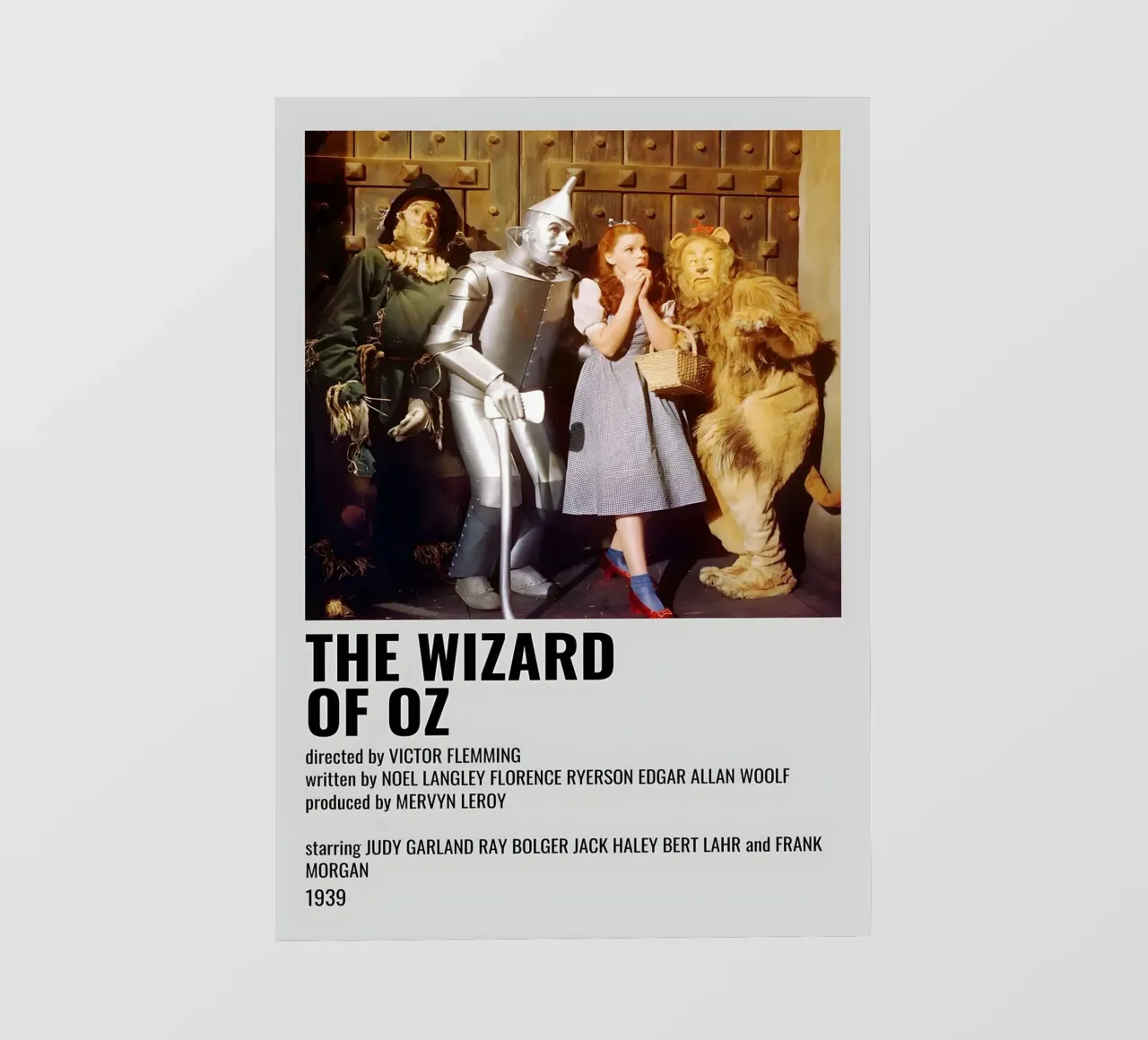 THE WIZARD OF OZ pellicola backlit da MVFminimalist
