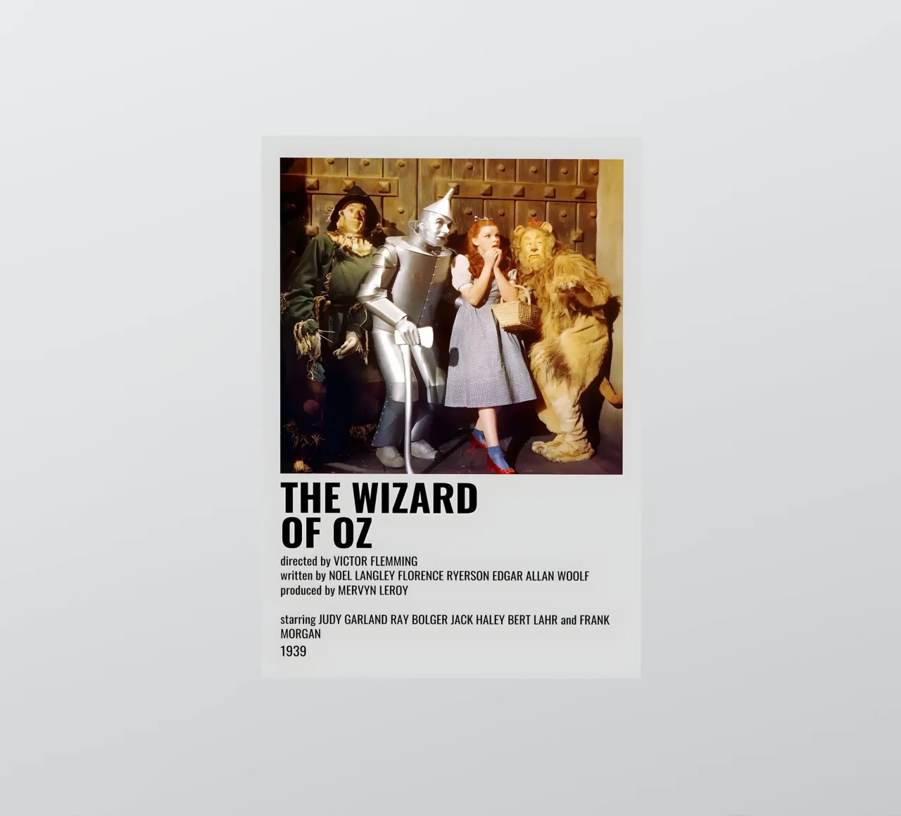 THE WIZARD OF OZ Sticker von MVFminimalist