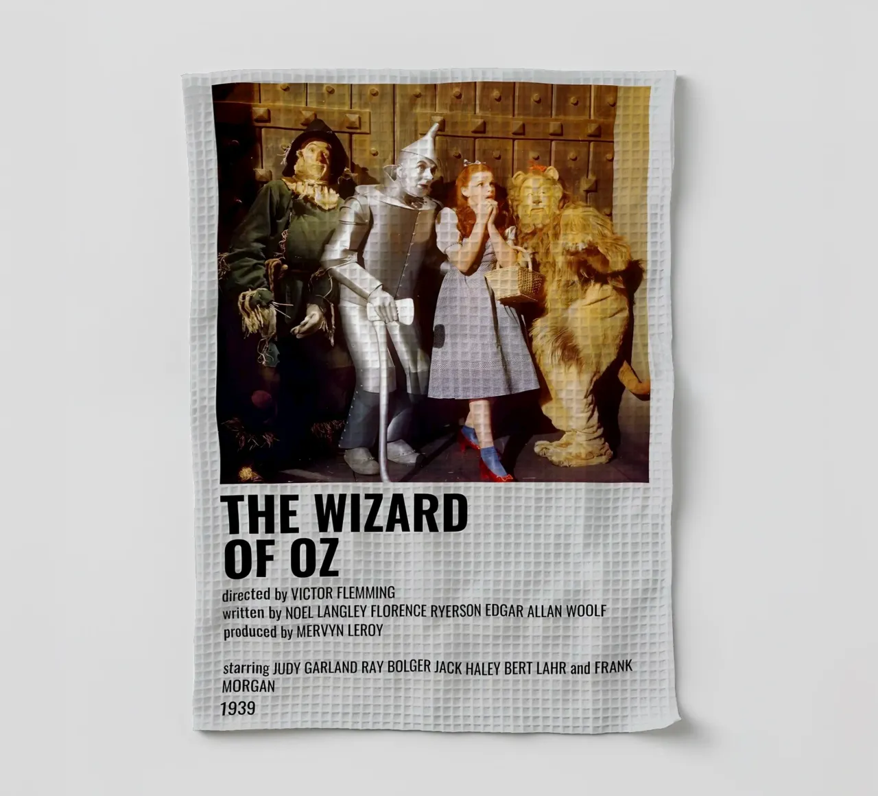 THE WIZARD OF OZ torchon de MVFminimalist