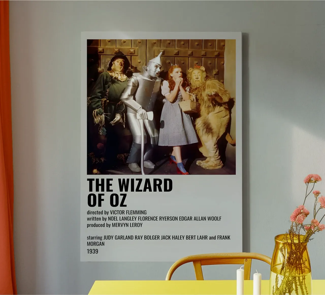 THE WIZARD OF OZ canvas by MVFminimalist