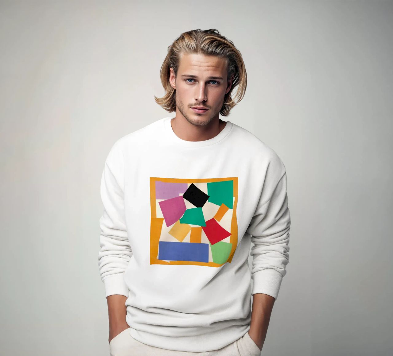 elemento abstracto rectangular sudadera de uklik sell