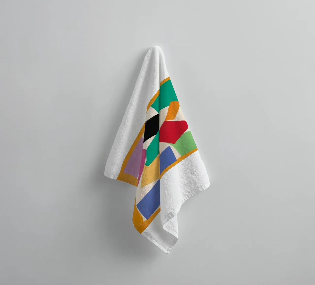 rectangular abstract element towel by uklik sell