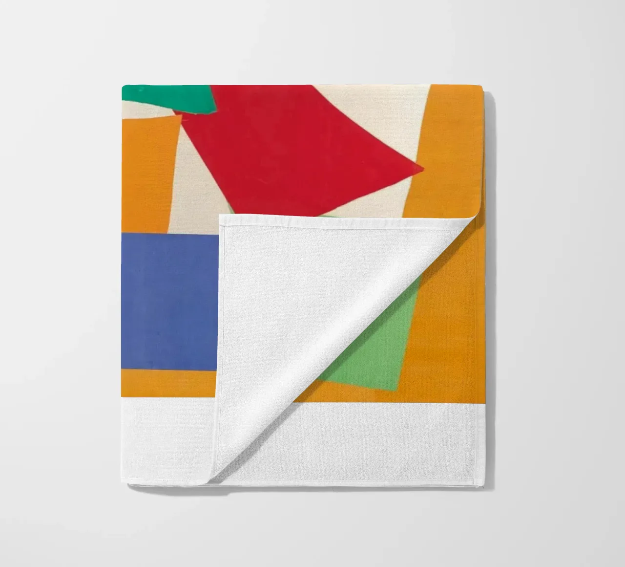 rectangular abstract element beach towel by uklik sell
