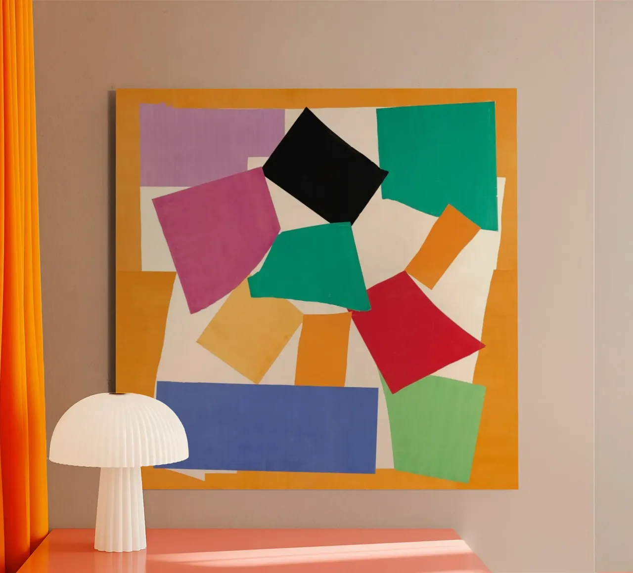 rectangular abstract element alu-dibond by uklik sell