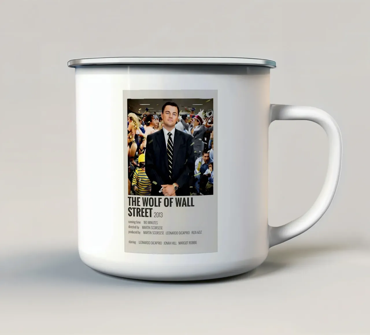 THE WOLF OF WALL STREET 2013 tazza in smalto da MVFminimalist