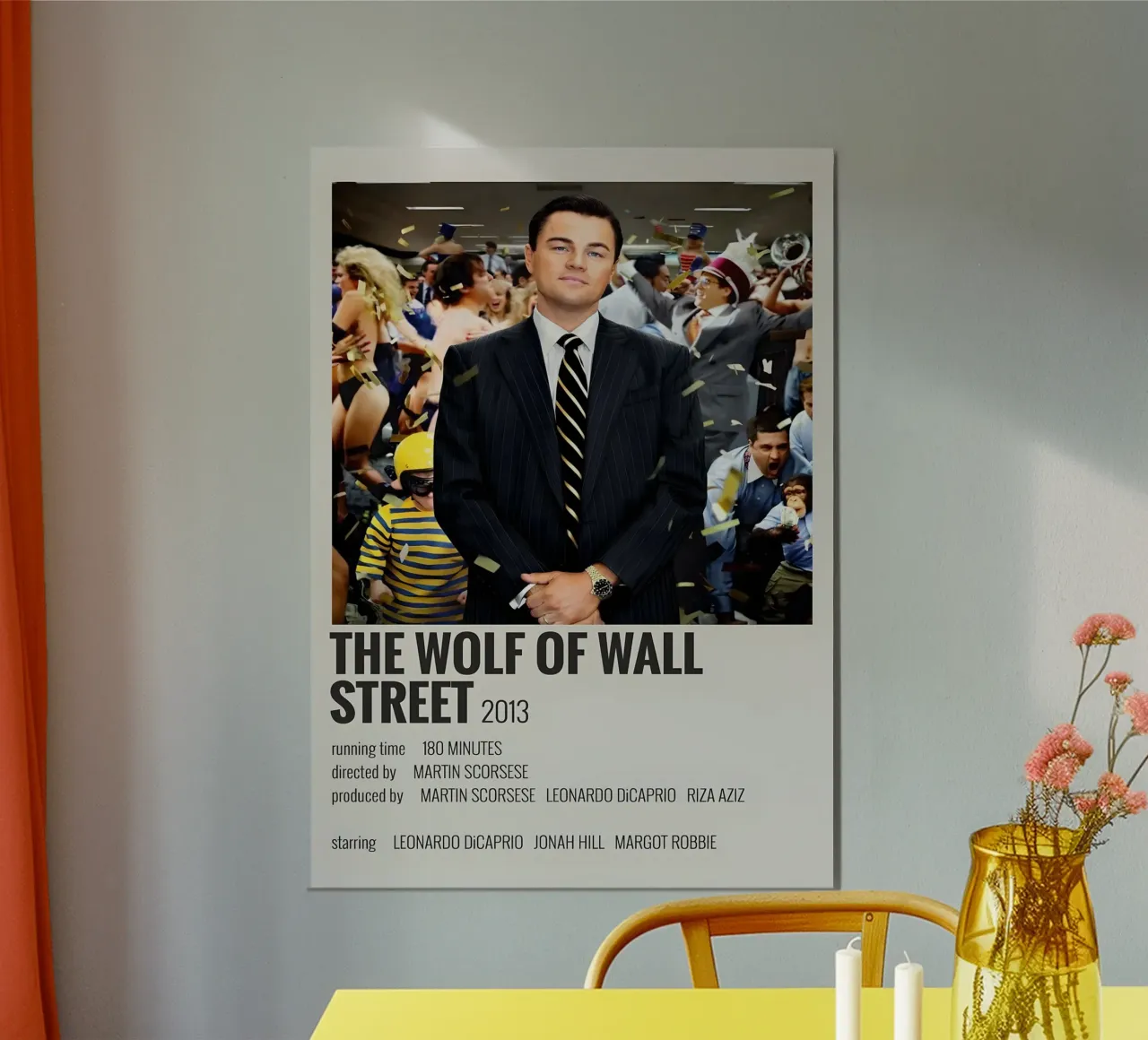 THE WOLF OF WALL STREET 2013 Hahnemühle von MVFminimalist