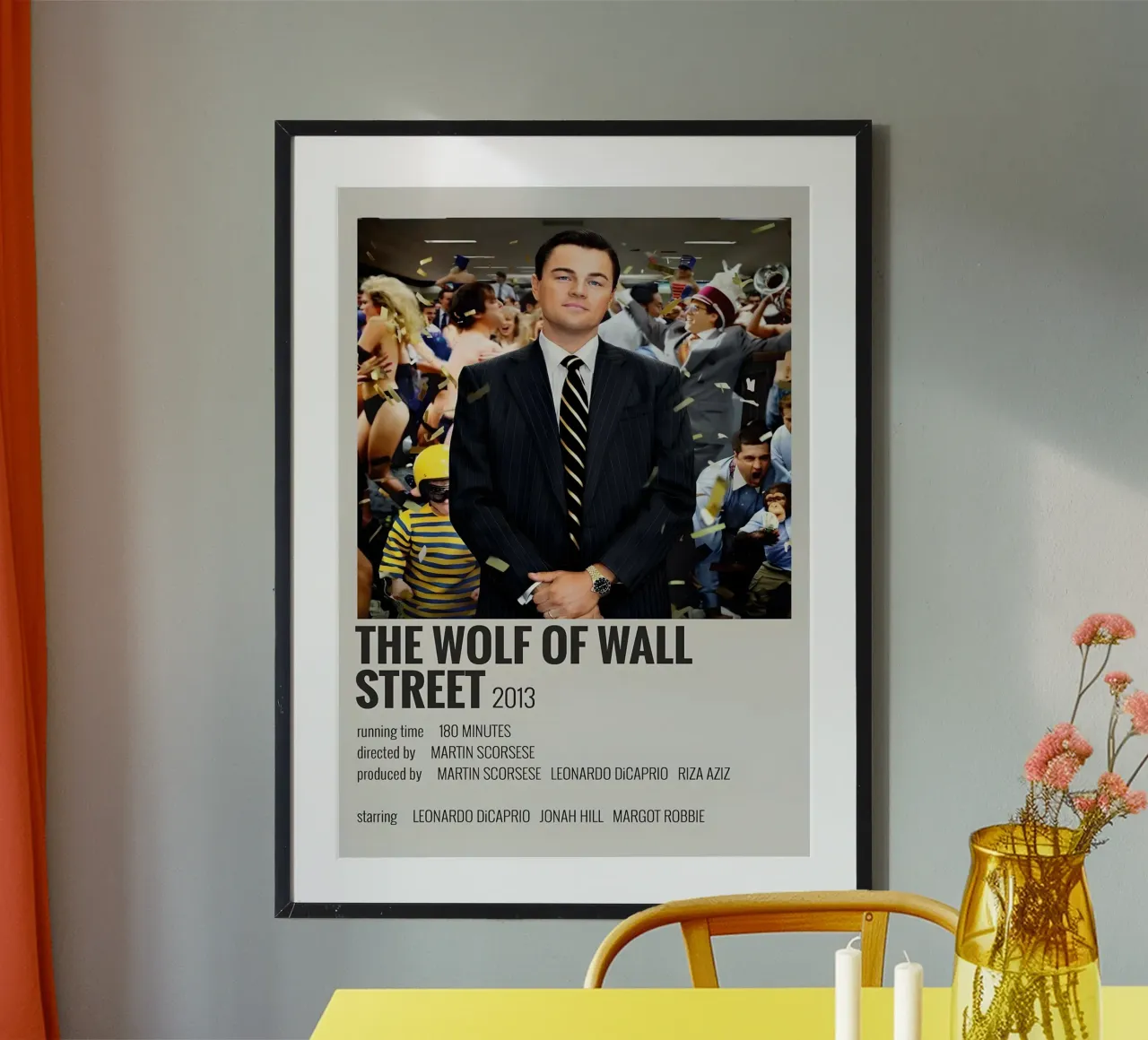 THE WOLF OF WALL STREET 2013 Hahnemühle von MVFminimalist