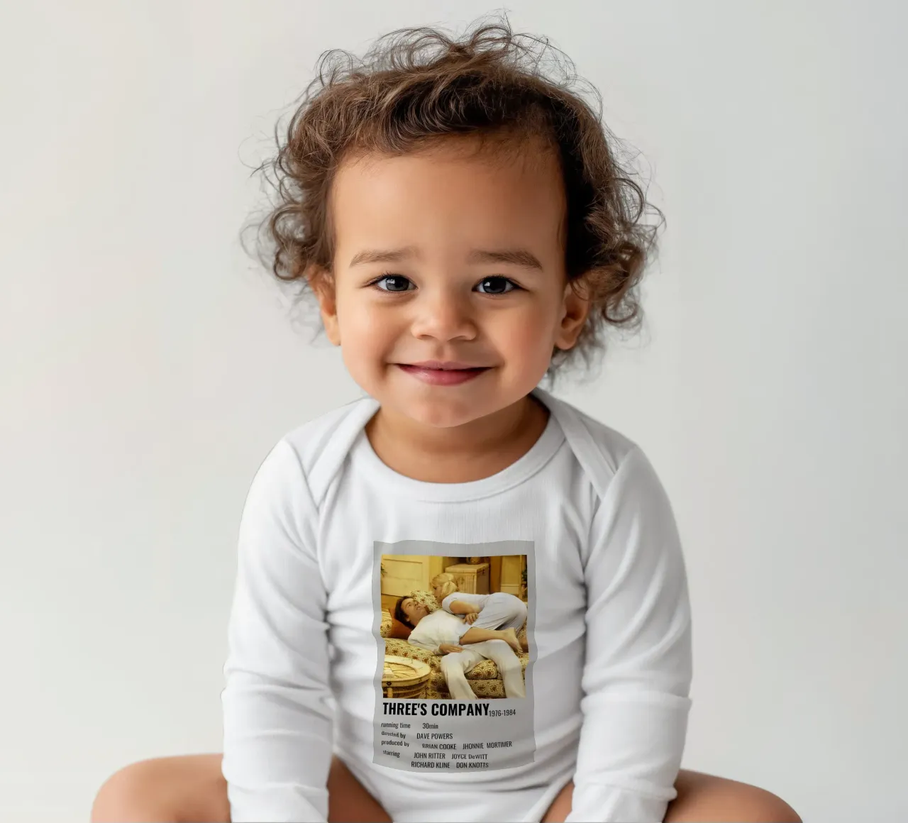 THREE'S COMPANY1976-1984 Langarm Babybody von MVFminimalist
