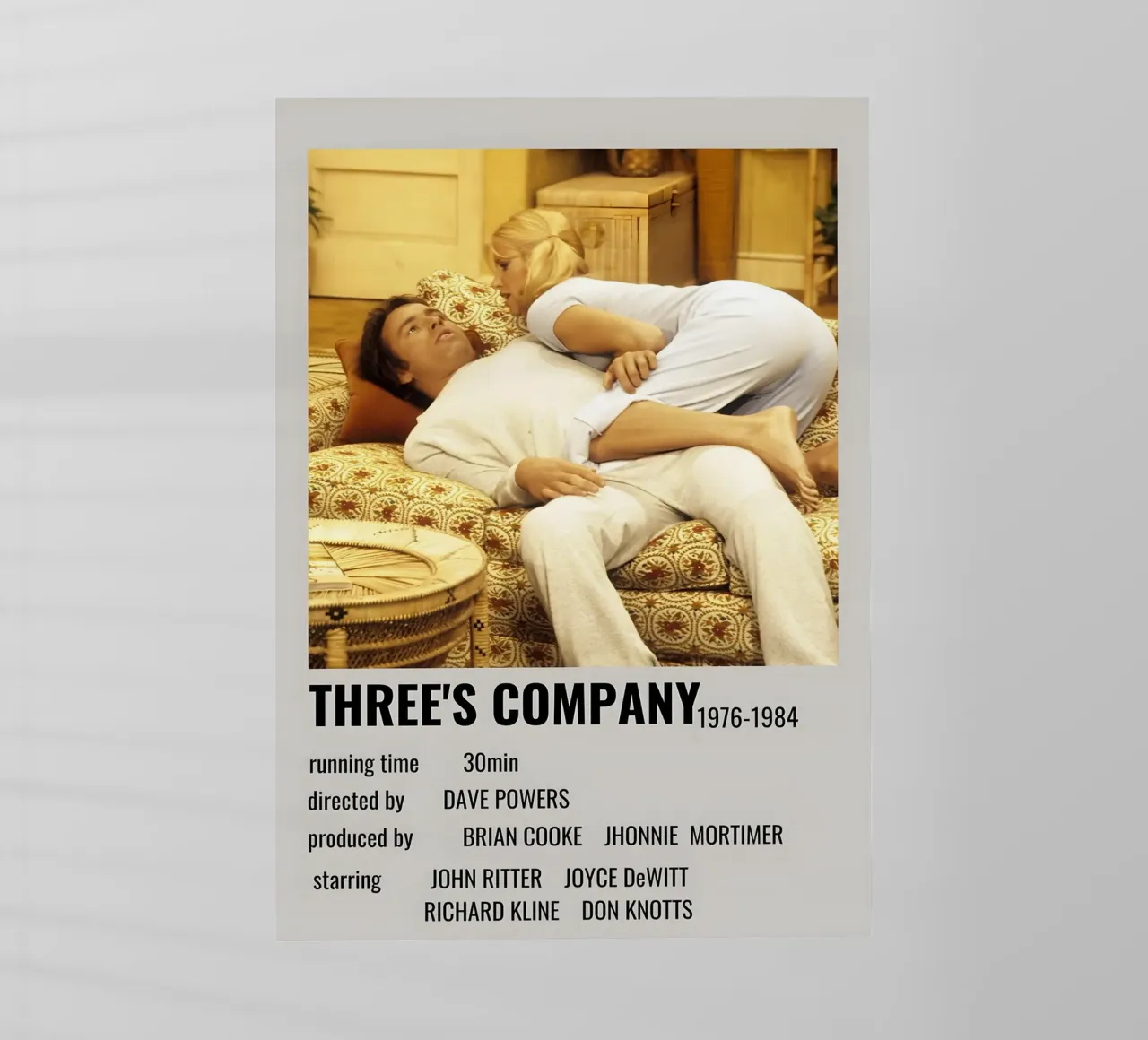 THREE'S COMPANY1976-1984 pellicola backlit da MVFminimalist