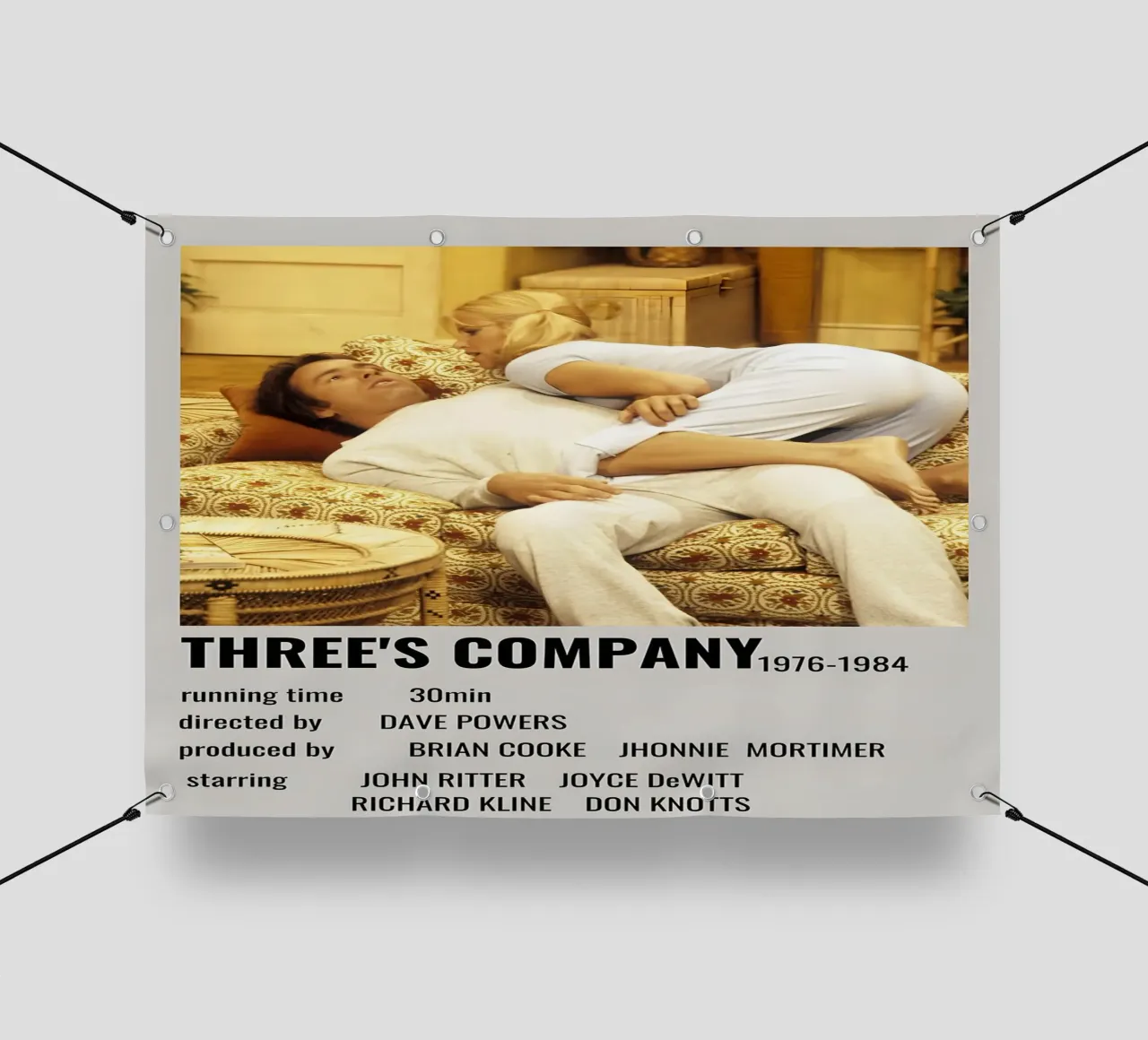 THREE'S COMPANY1976-1984 telo in pvc da MVFminimalist