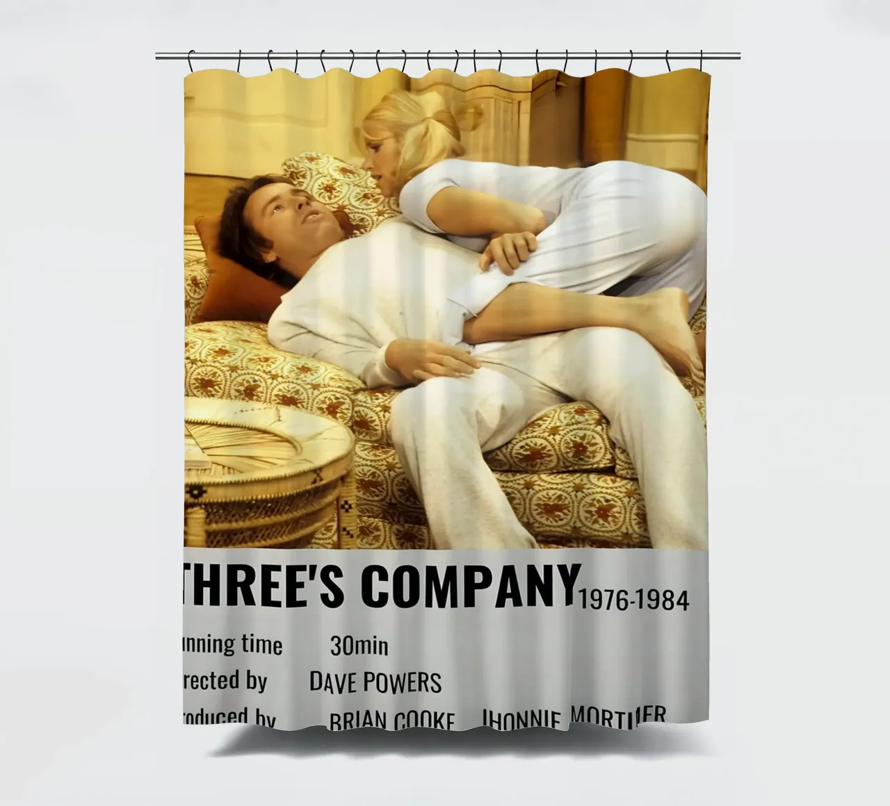 THREE'S COMPANY1976-1984 tenda da doccia da MVFminimalist