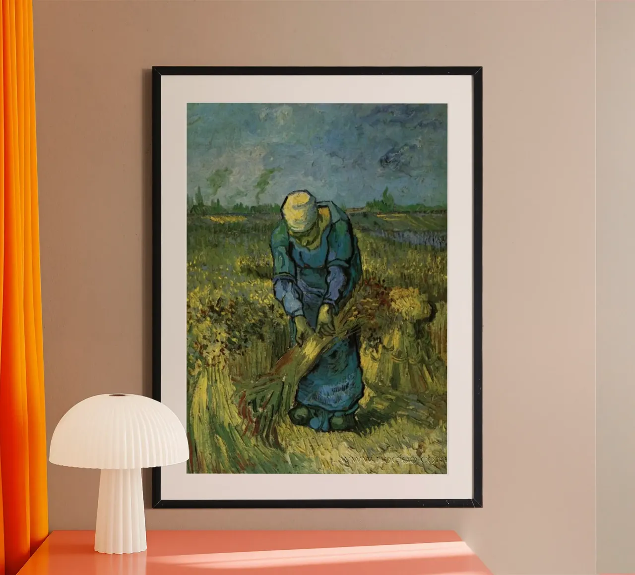 Landwirtschaftliche Weizenernte Poster von cloud shop
