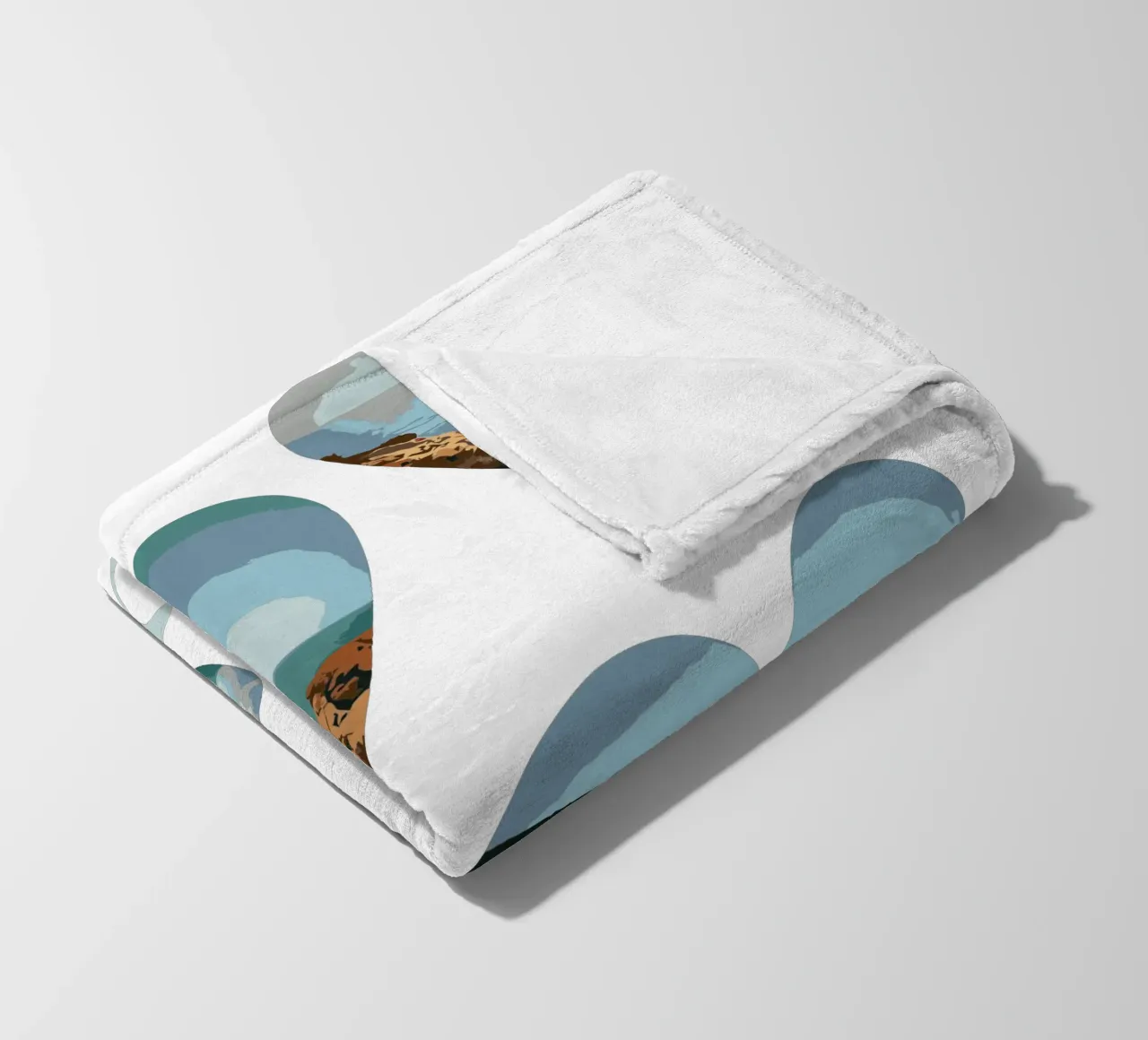 Paesaggi del cuore costiero - Design di scenari da spiaggia con amore per l'oceano coperta in pile da artdesign1985