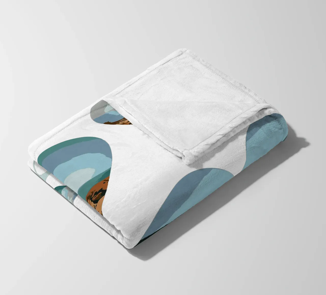 Paesaggi del cuore costiero - Design di scenari da spiaggia con amore per l'oceano coperta in pile da artdesign1985