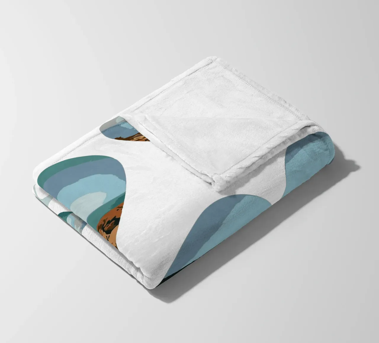 Paesaggi del cuore costiero - Design di scenari da spiaggia con amore per l'oceano coperta in pile da artdesign1985