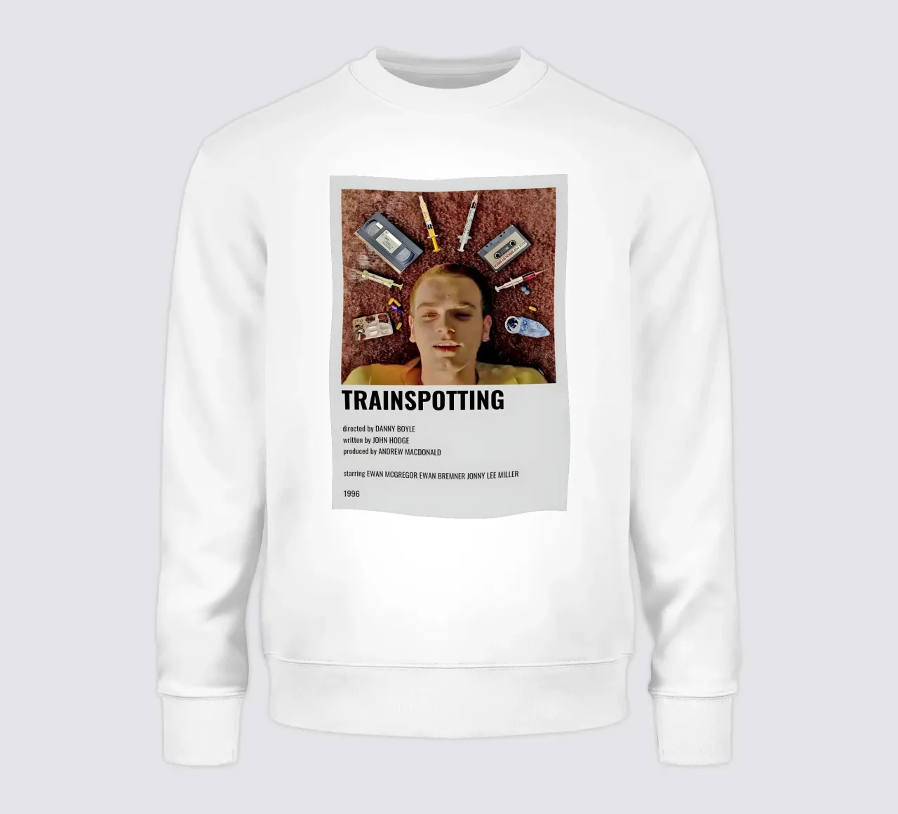 TRAINSPOTTING felpa da MVFminimalist