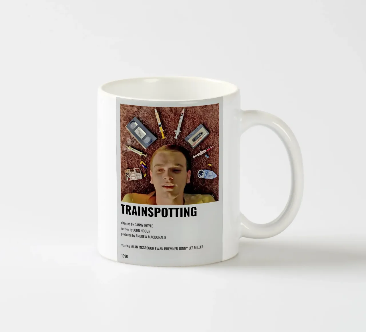 TRAINSPOTTING tazza in ceramica da MVFminimalist