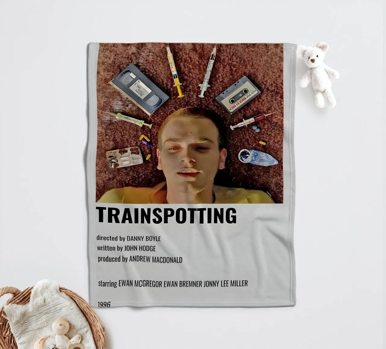 TRAINSPOTTING coperta in pile da MVFminimalist