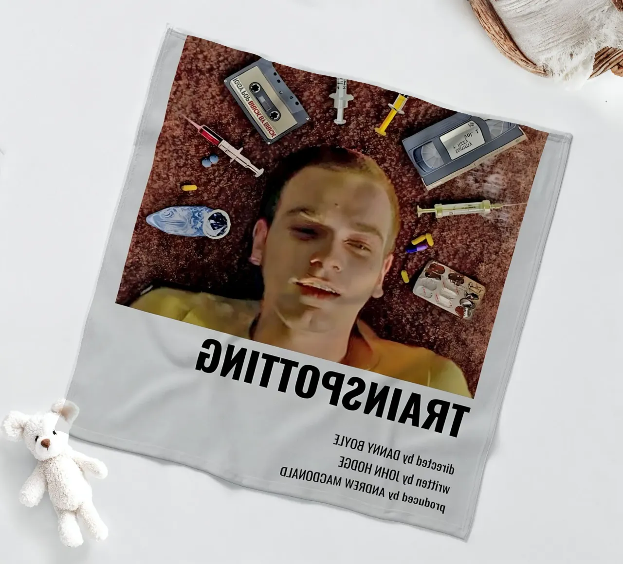 TRAINSPOTTING coperta in pile da MVFminimalist