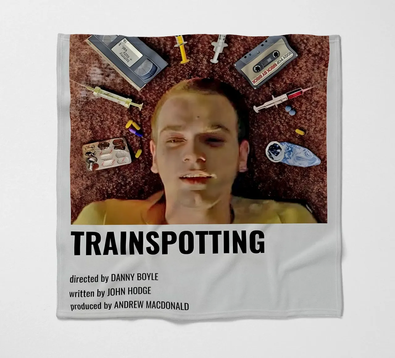 TRAINSPOTTING coperta in pile da MVFminimalist