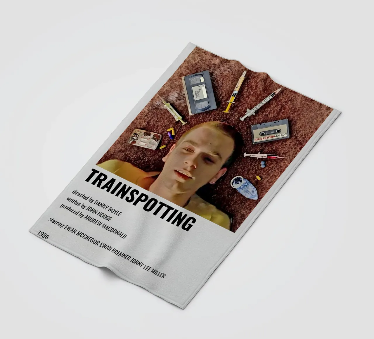 TRAINSPOTTING coperta in pile da MVFminimalist