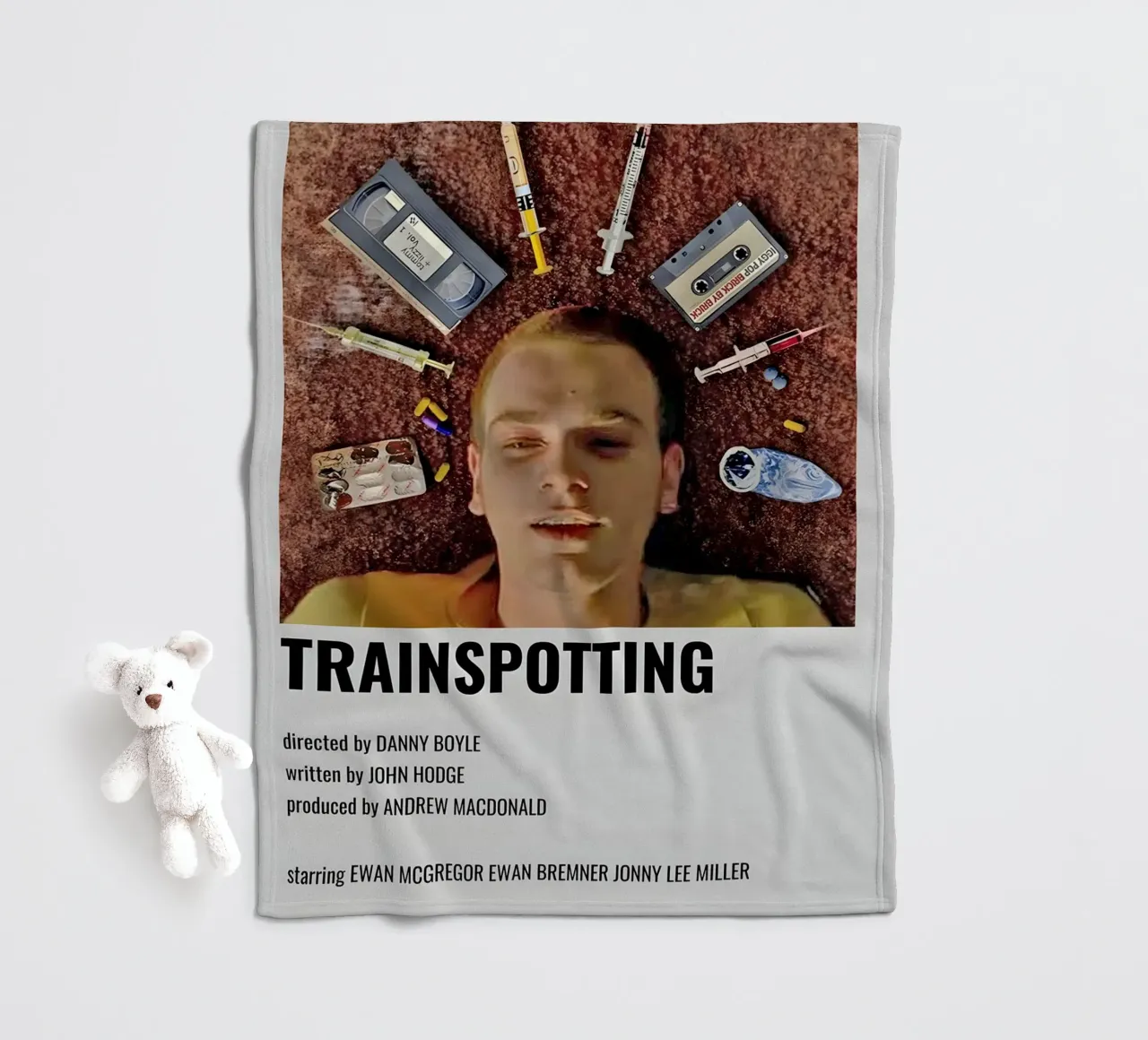 TRAINSPOTTING coperta in pile da MVFminimalist