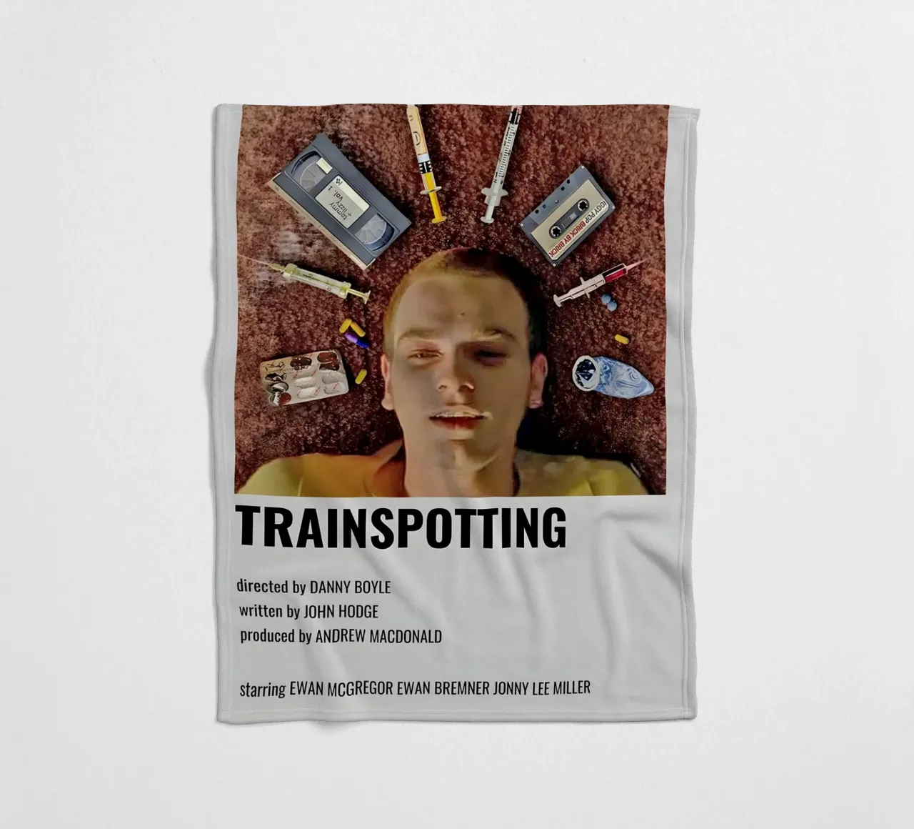 TRAINSPOTTING coperta in pile da MVFminimalist
