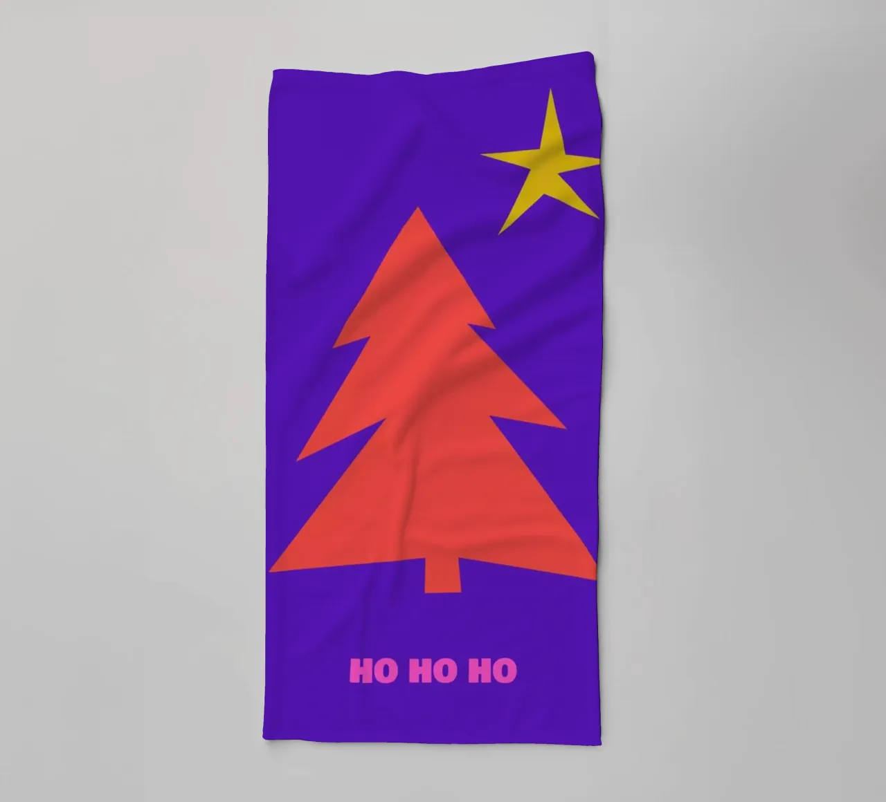 Ho Ho Ho towel by Kubistika