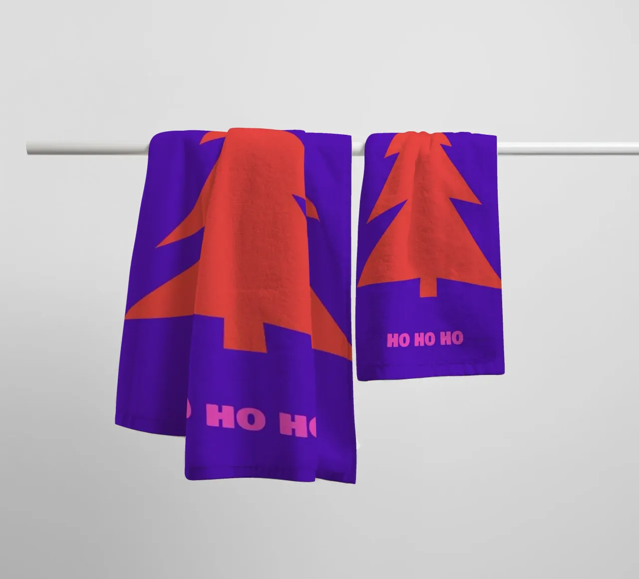 Ho Ho Ho towel by Kubistika