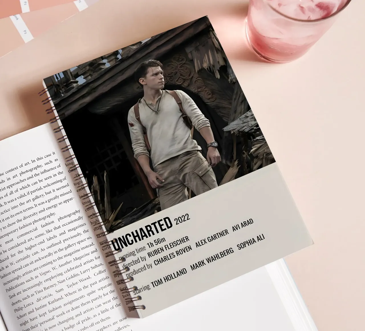 UNCHARTED 2022 spiral notebook by MVFminimalist