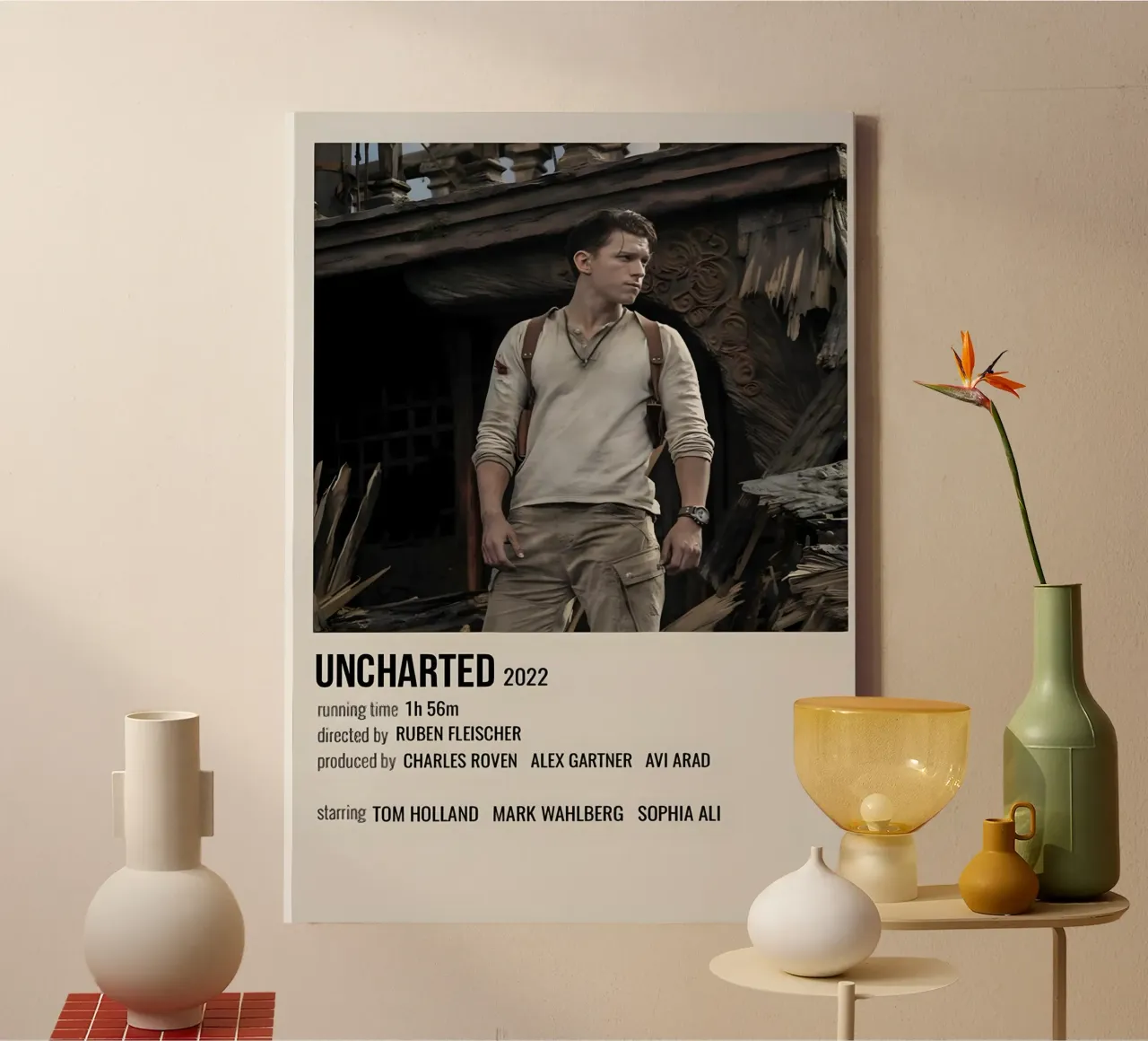 UNCHARTED 2022 canvas by MVFminimalist