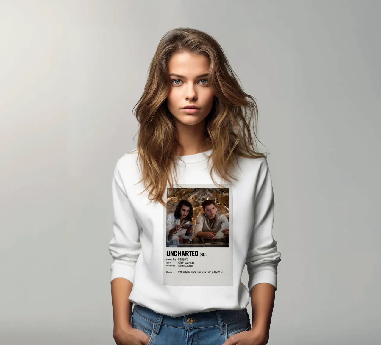 UNCHARTED 2022 felpa da MVFminimalist