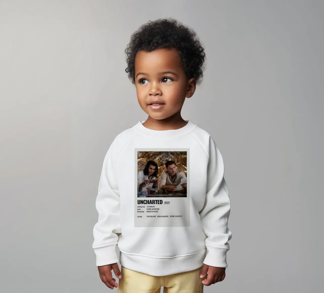 UNCHARTED 2022 felpa neonato da MVFminimalist