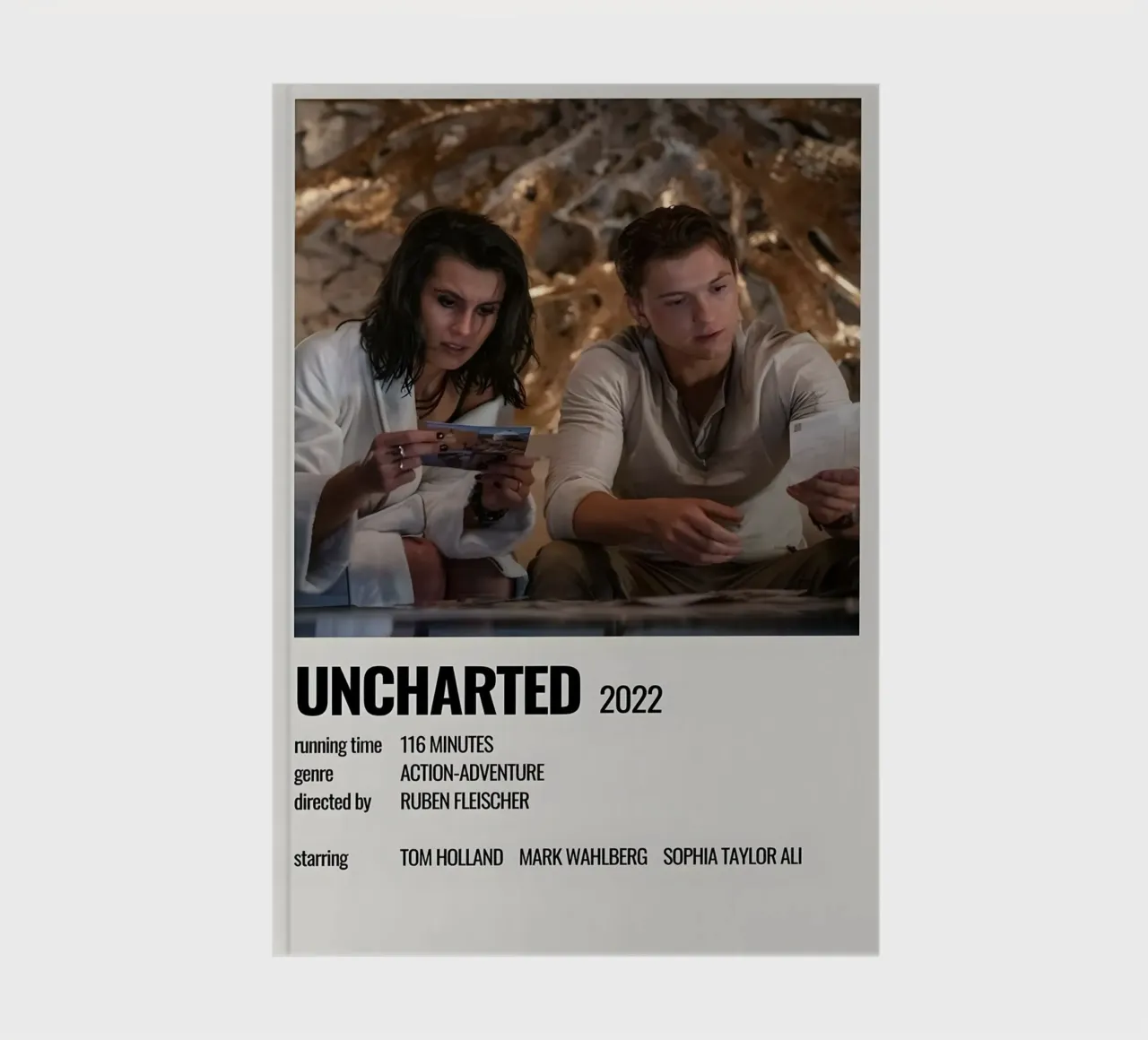 UNCHARTED 2022 notebook by MVFminimalist