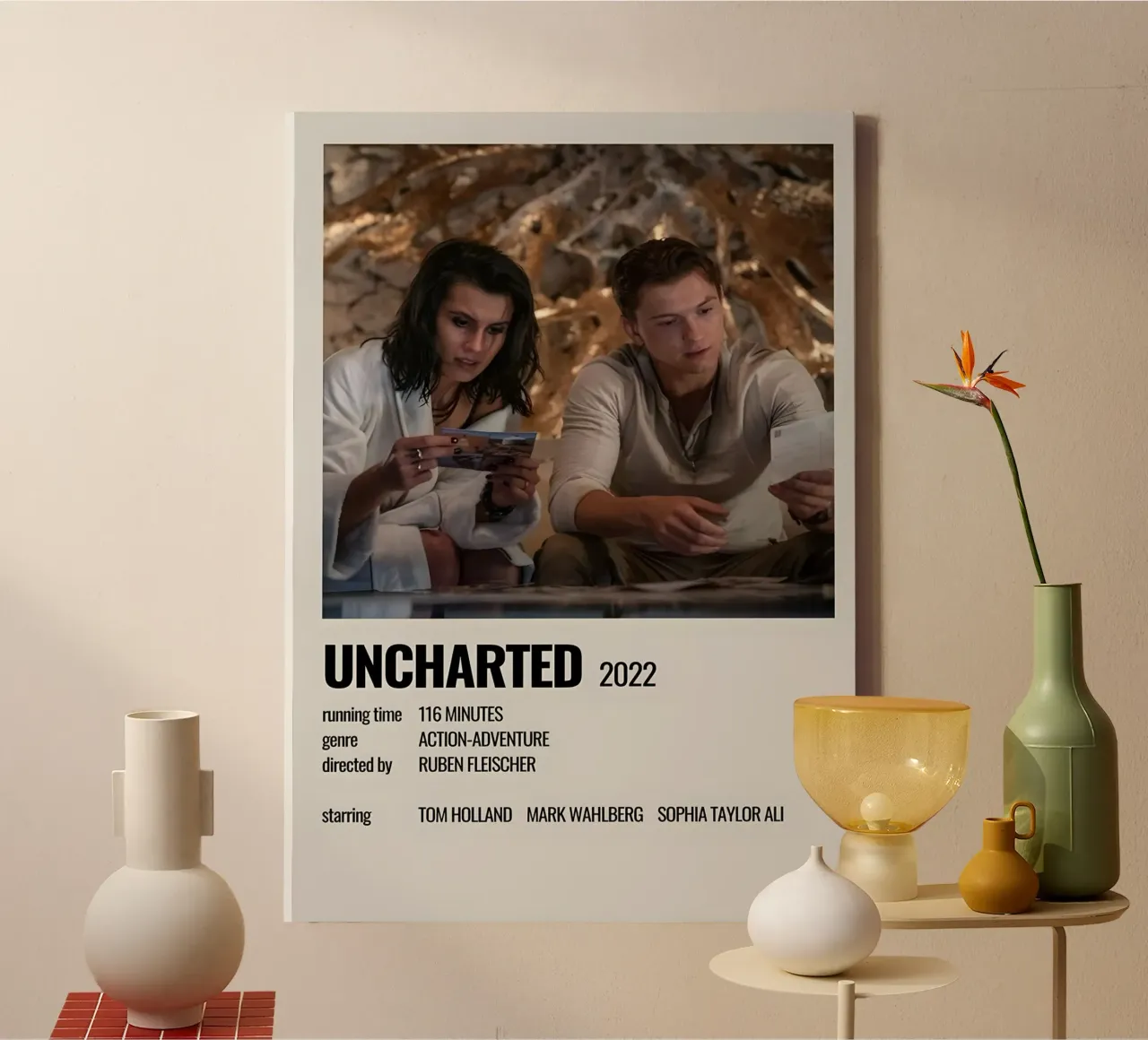 UNCHARTED 2022 tela con Cornice a cassetta da MVFminimalist
