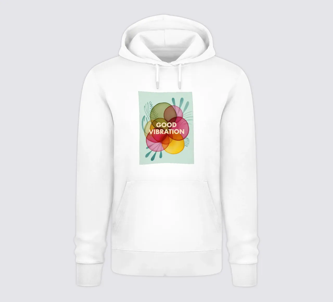 GOOD VIBRATION felpa con cappuccio da 20 Farben