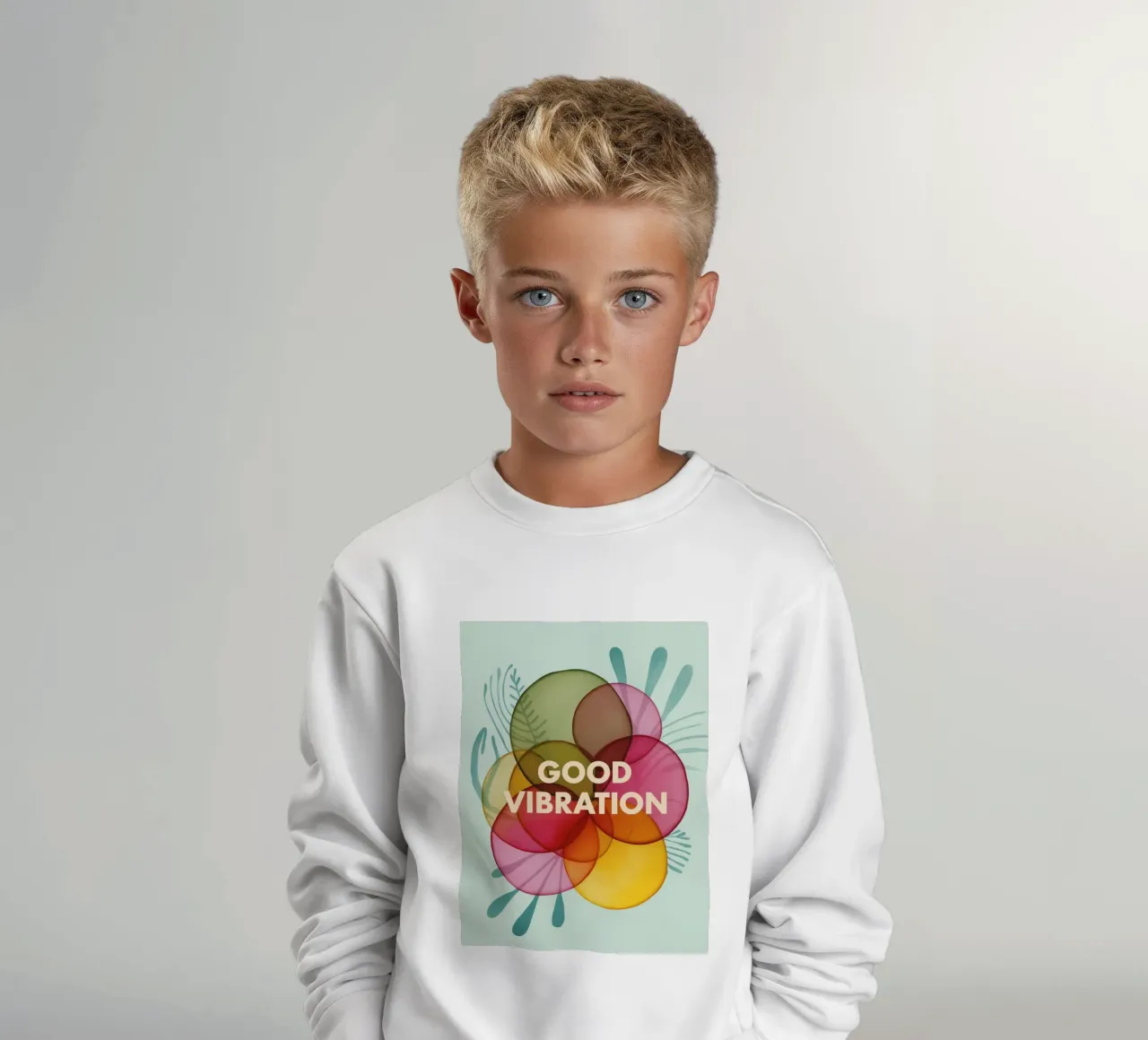 GOOD VIBRATION felpa bambino da 20 Farben