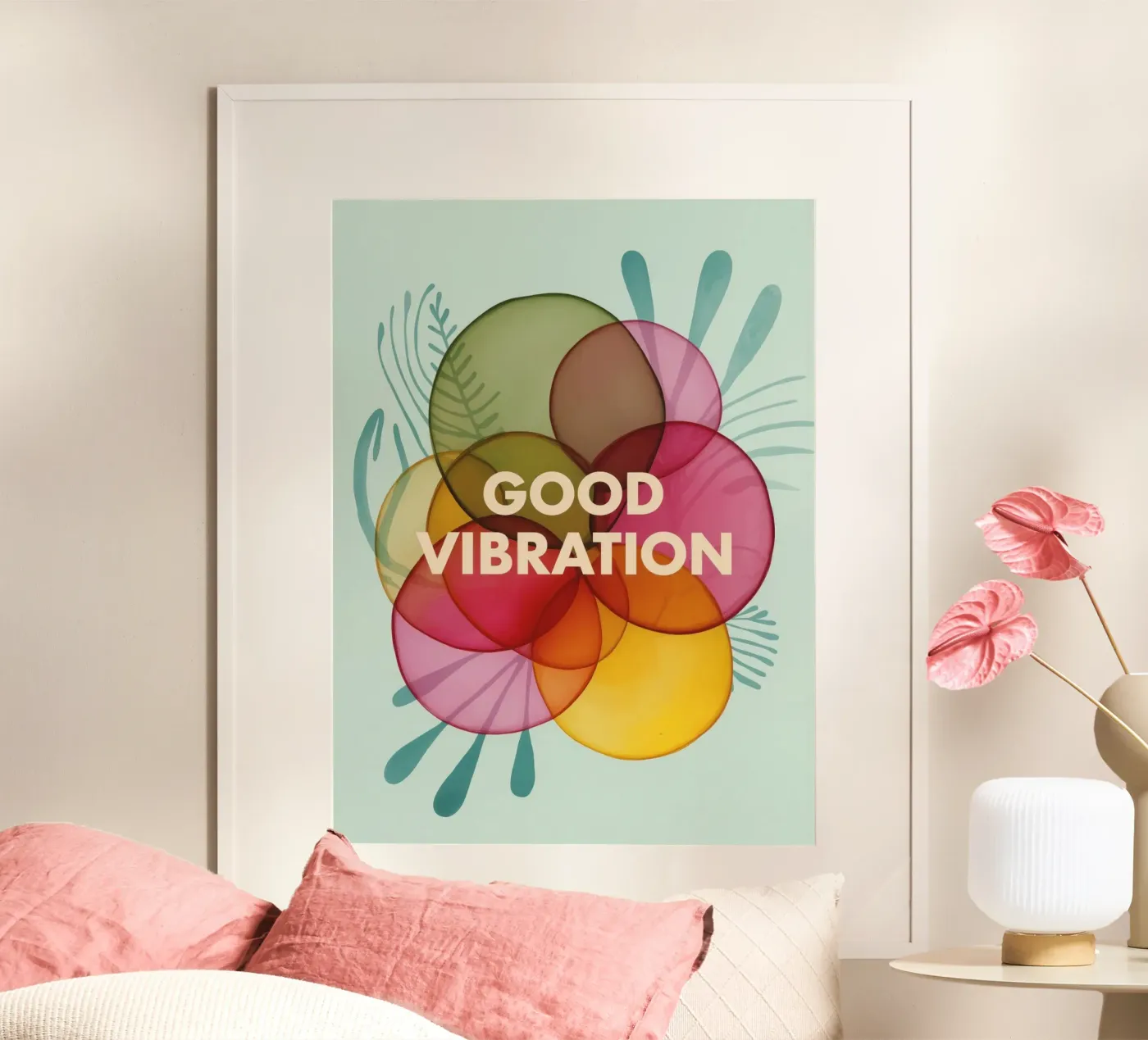 GOOD VIBRATION poster van 20 Farben