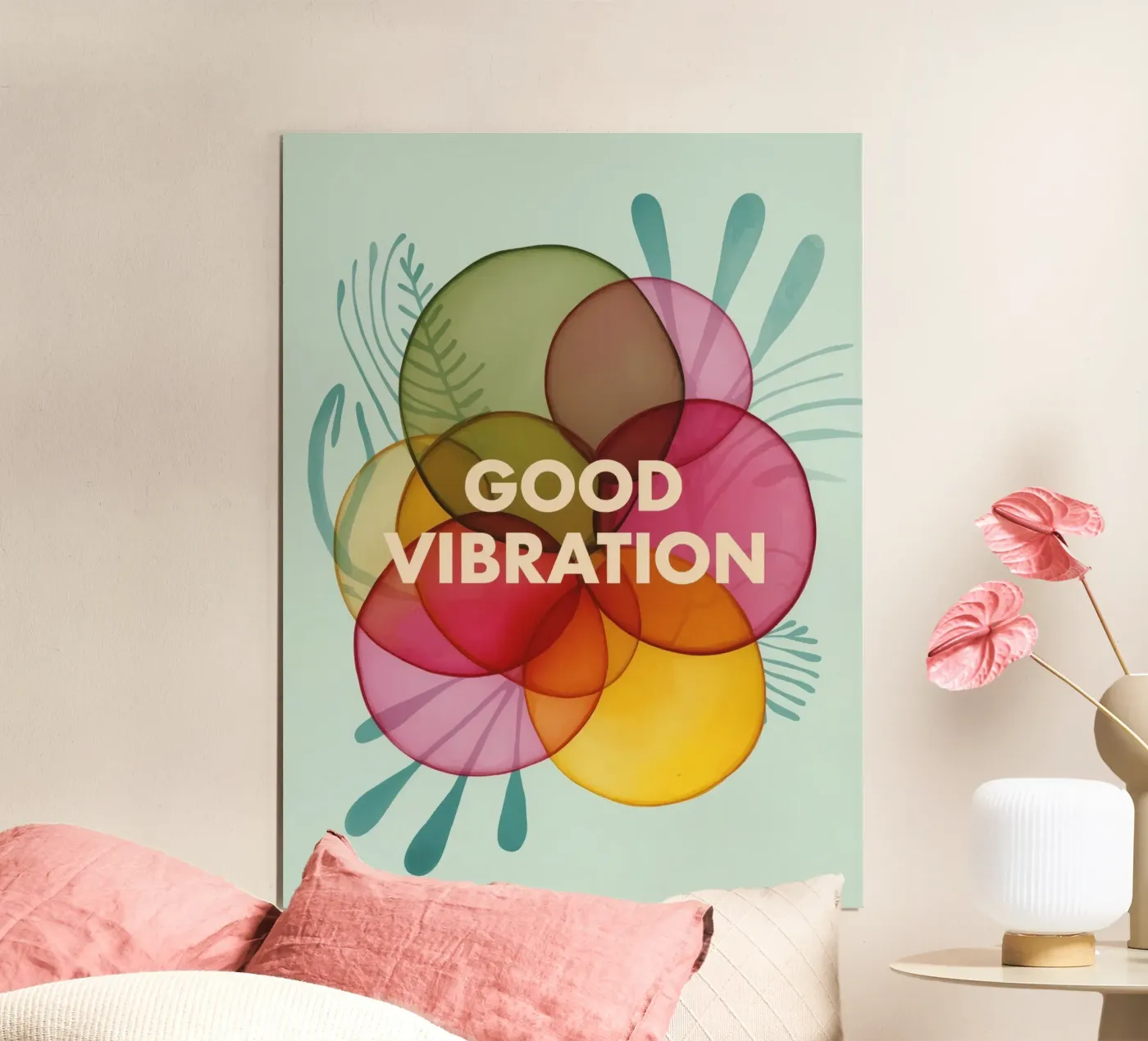 GOOD VIBRATION poster van 20 Farben