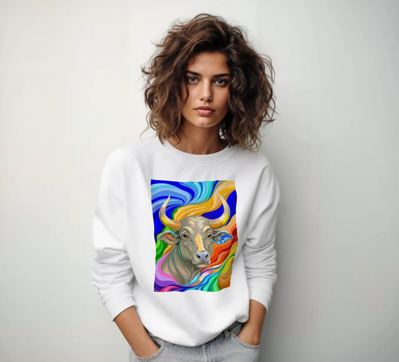 stier vector fullcolor sweatshirt van onelife