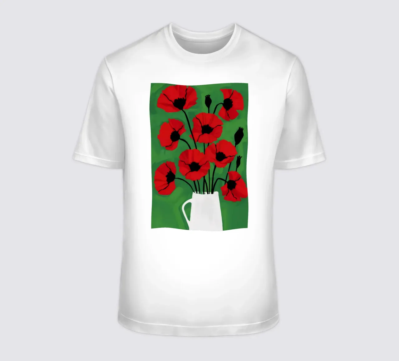 Brocca di papavero Purezza t-shirt da Peak Delusion