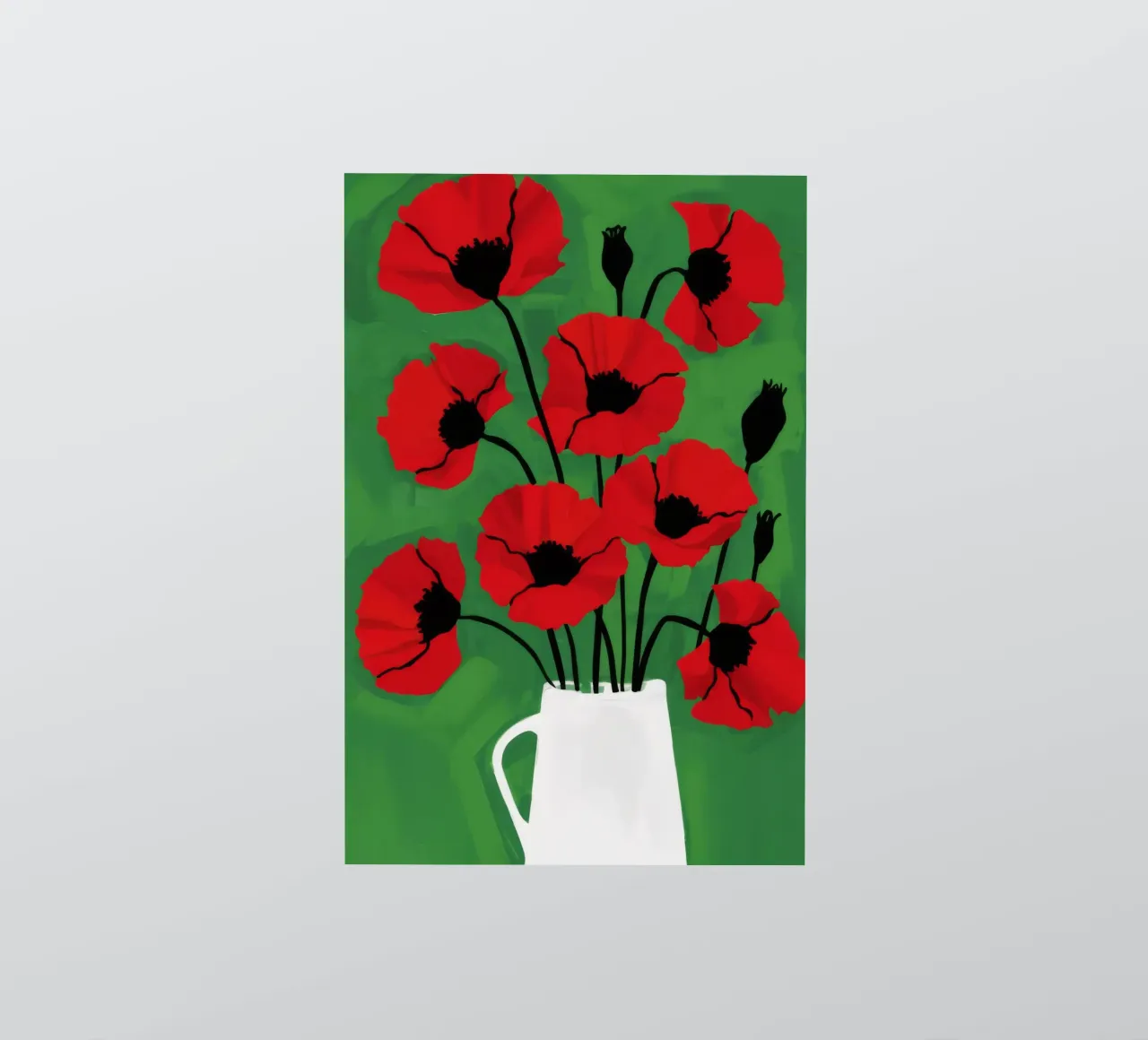 Poppy Pitcher Purity sticker by Peak Delusion