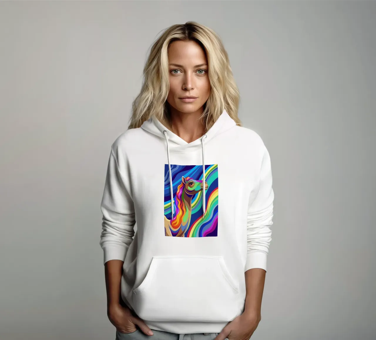 camel vector fullcolor sudadera con capucha de onelife