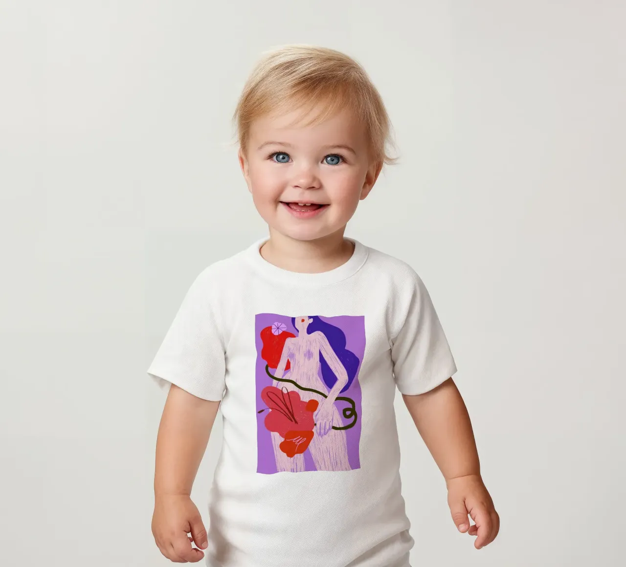 Fierce And Flourishing II maglietta neonato da Pure