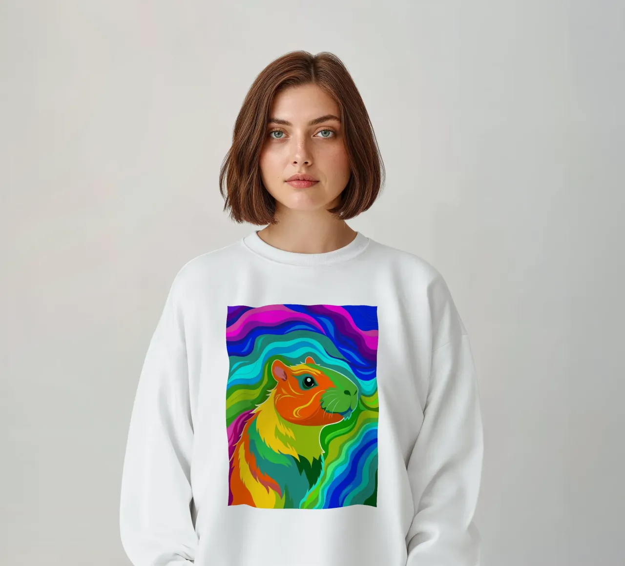 capibara vector fullcolor sudadera de onelife